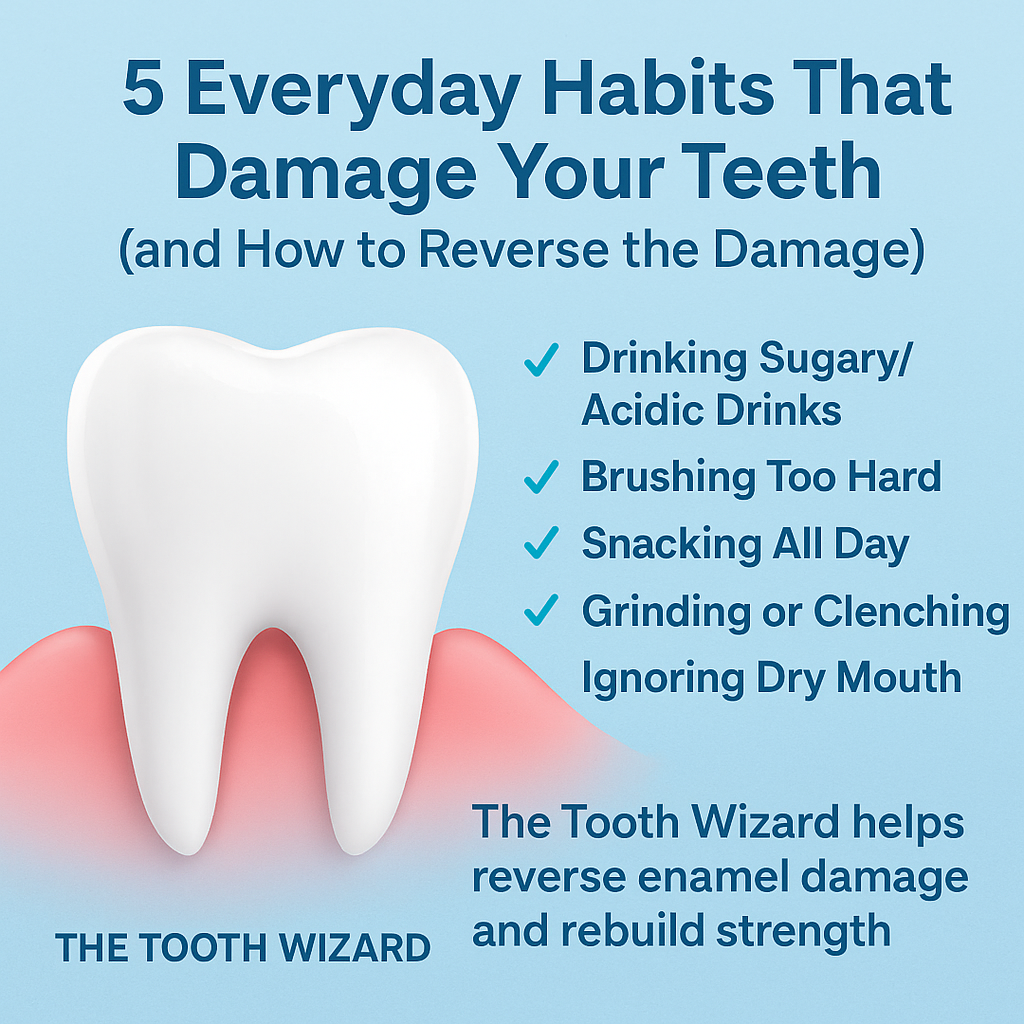 5 Everyday Habits That Damage Your Teeth (and How to Reverse the Damage)
