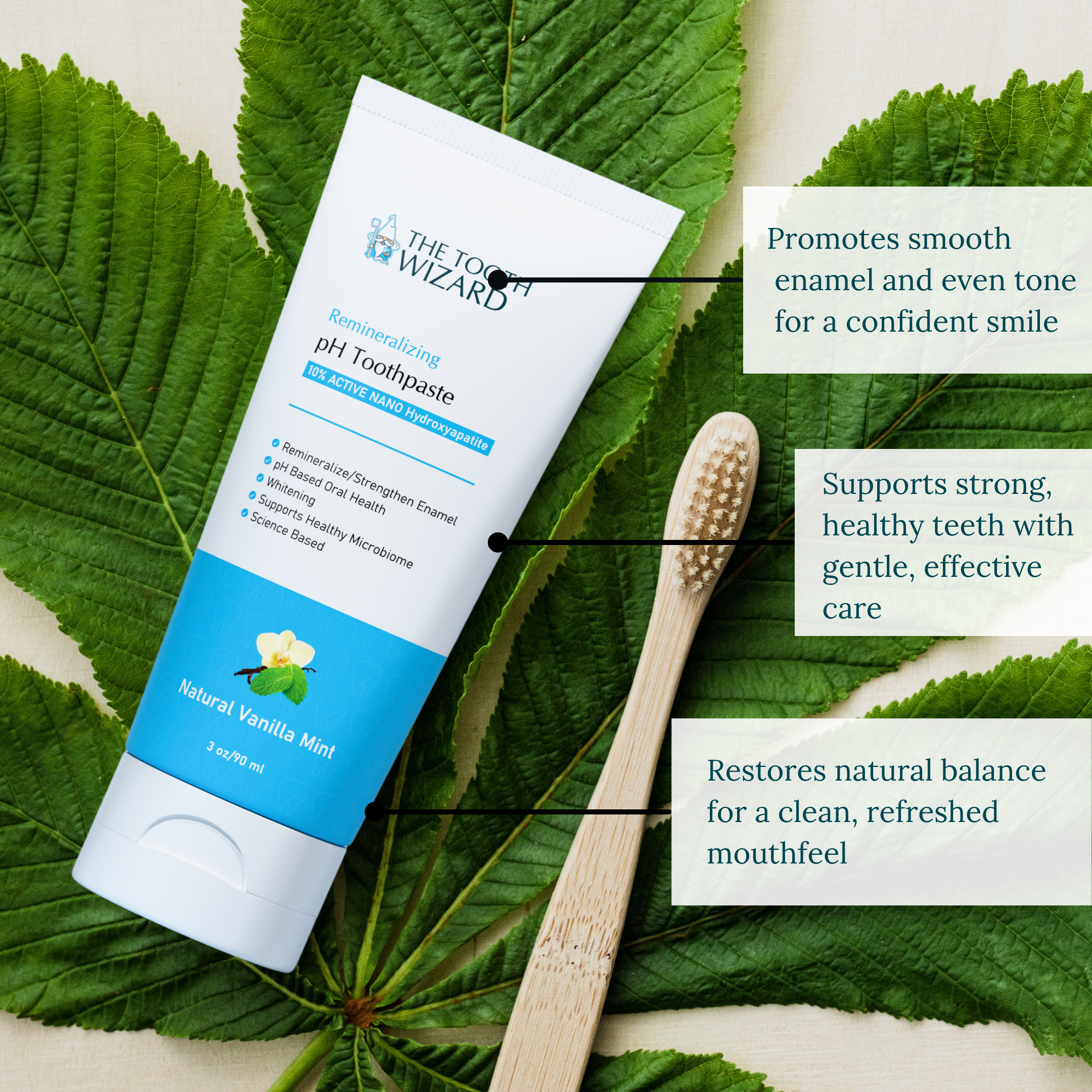 pH Toothpaste | Natural Vanilla Mint