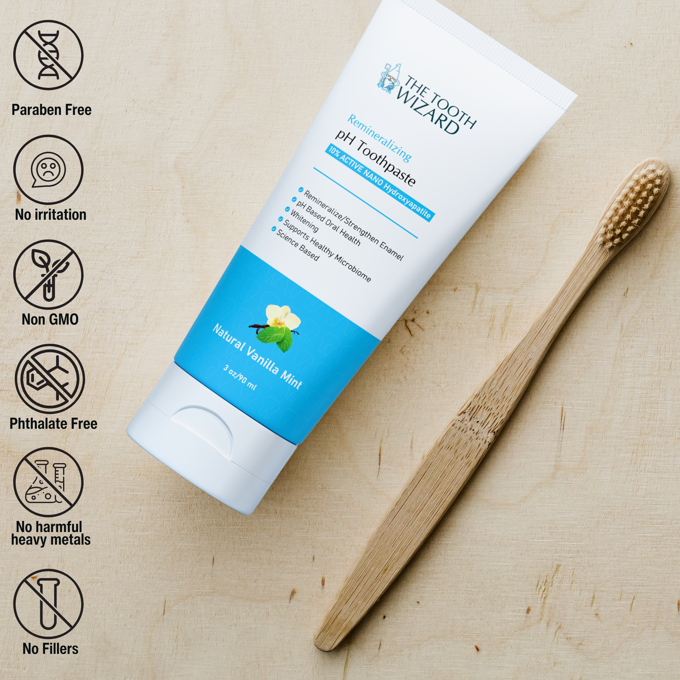 pH Toothpaste | Natural Vanilla Mint