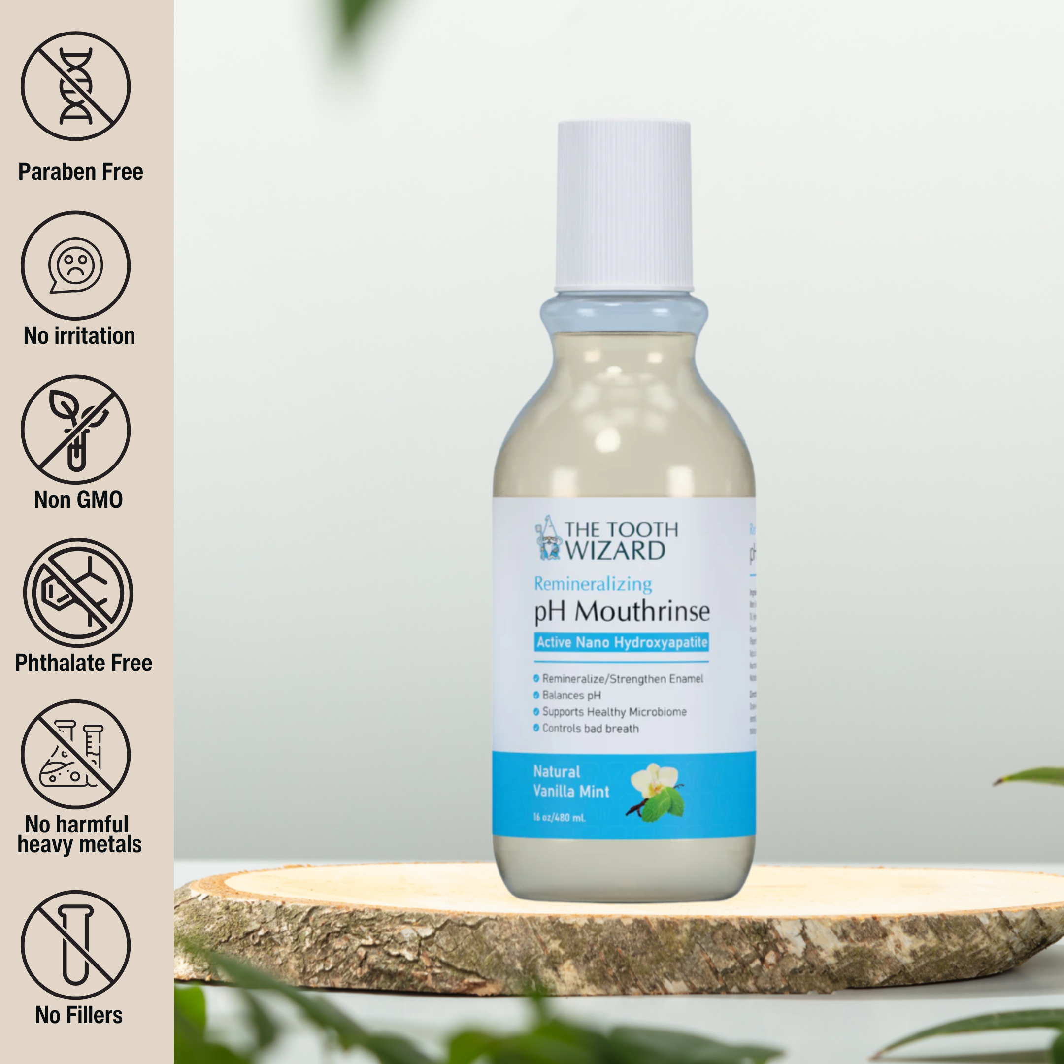 pH Mouthrinse | Natural Vanilla Mint